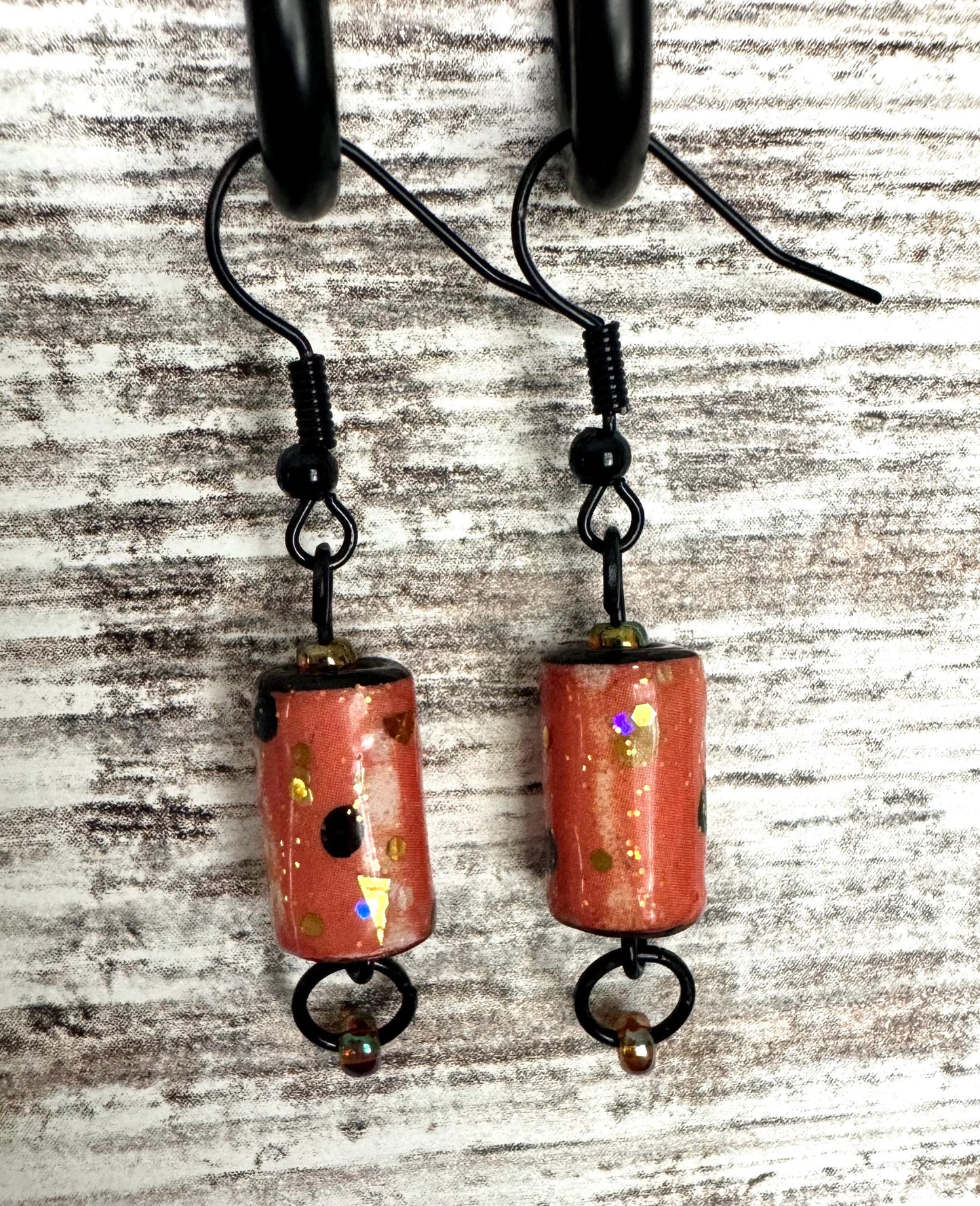 Halloween Earrings Black Earrings Whimsical Earrings