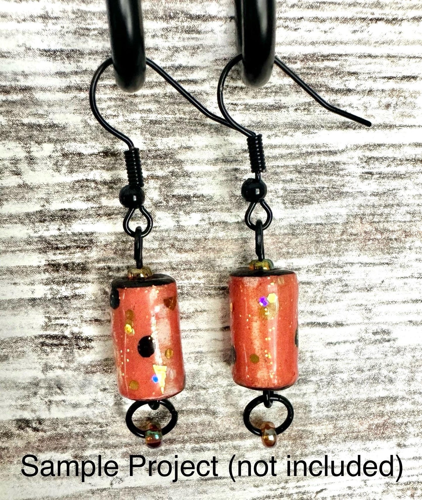 Halloween Beads Handmade Festive Whimsical Beads Tube Beads For Crafts